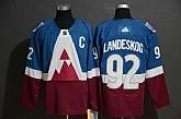 Avalanche 92 Gabriel Landeskog Blue Red 2020 NHL Stadium Series Adidas Jersey,baseball caps,new era cap wholesale,wholesale hats